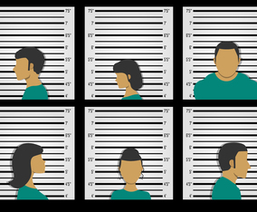 Wall Background for Suspect