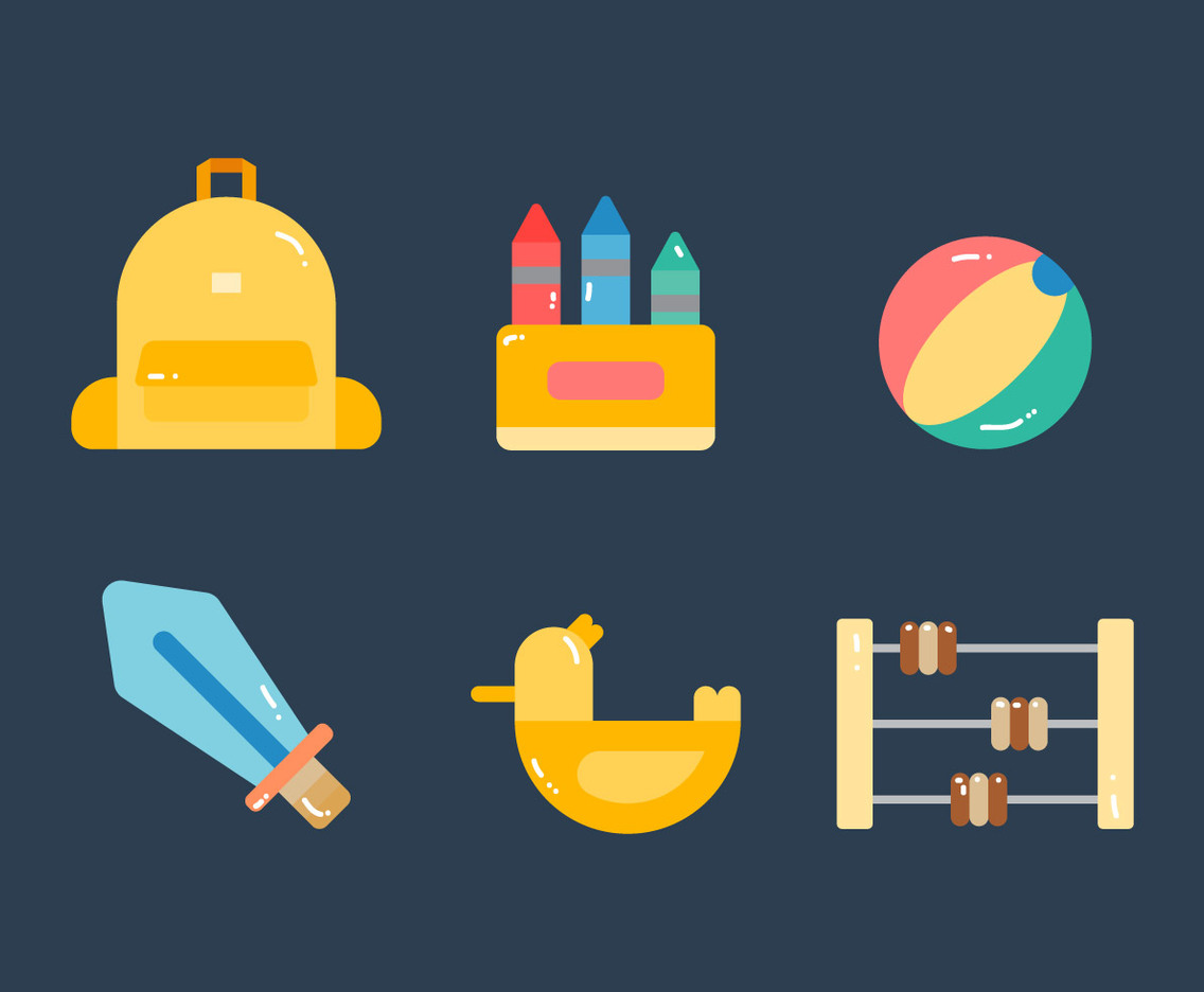 Free Kids Stuff Vector 2