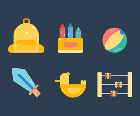 Free Kids Stuff Vector 2