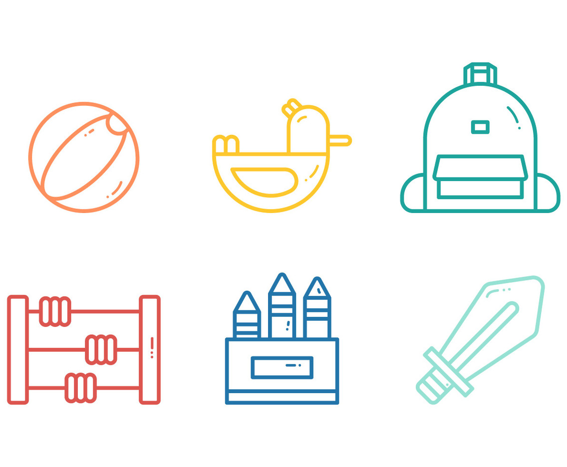 Free Kids Stuff Vector 1