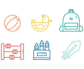 Free Kids Stuff Vector 1