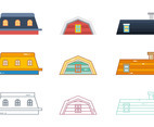 Free Rooftops Vector 4