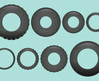 Vehicle Tires Vectors