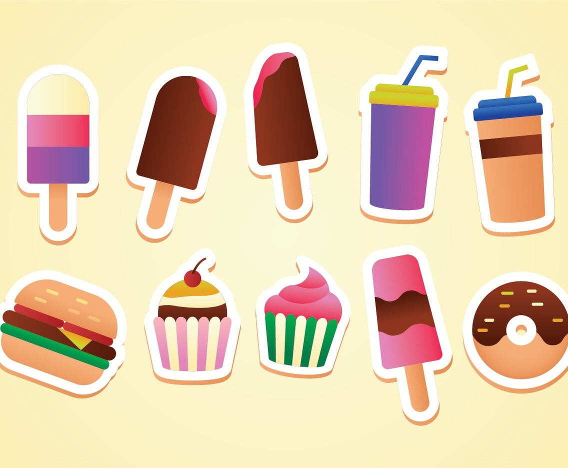 Free Food Sticker Icons