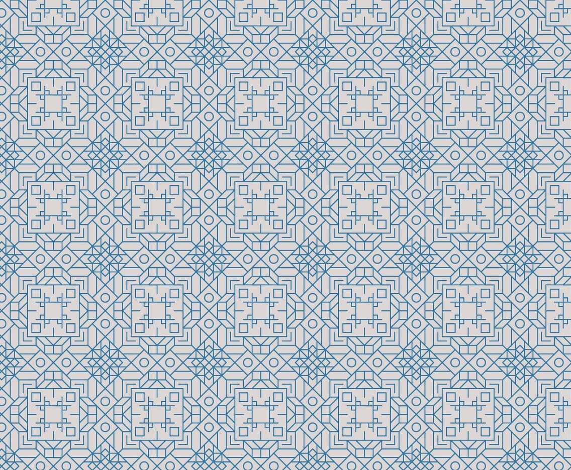 Decorative Outline Motif Pattern