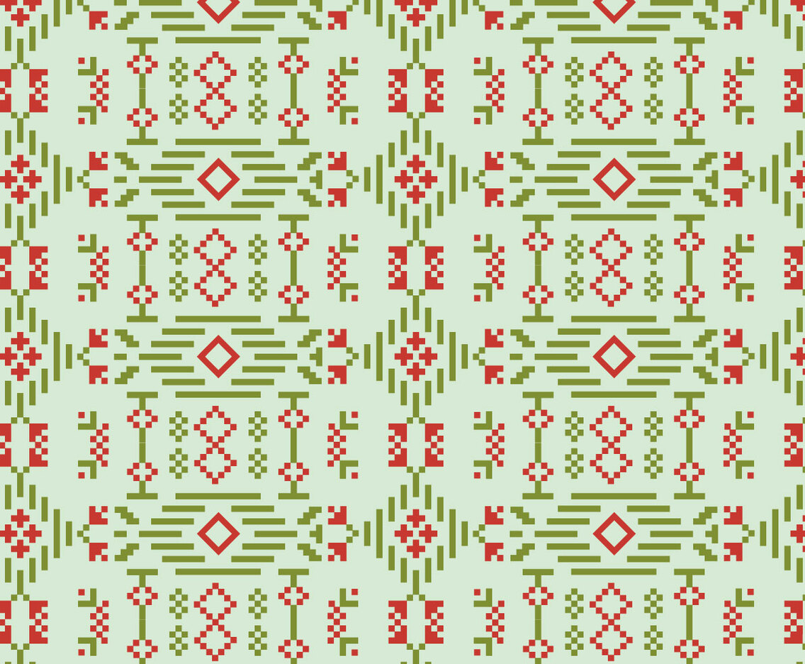 Decorative Stitch Motif Pattern
