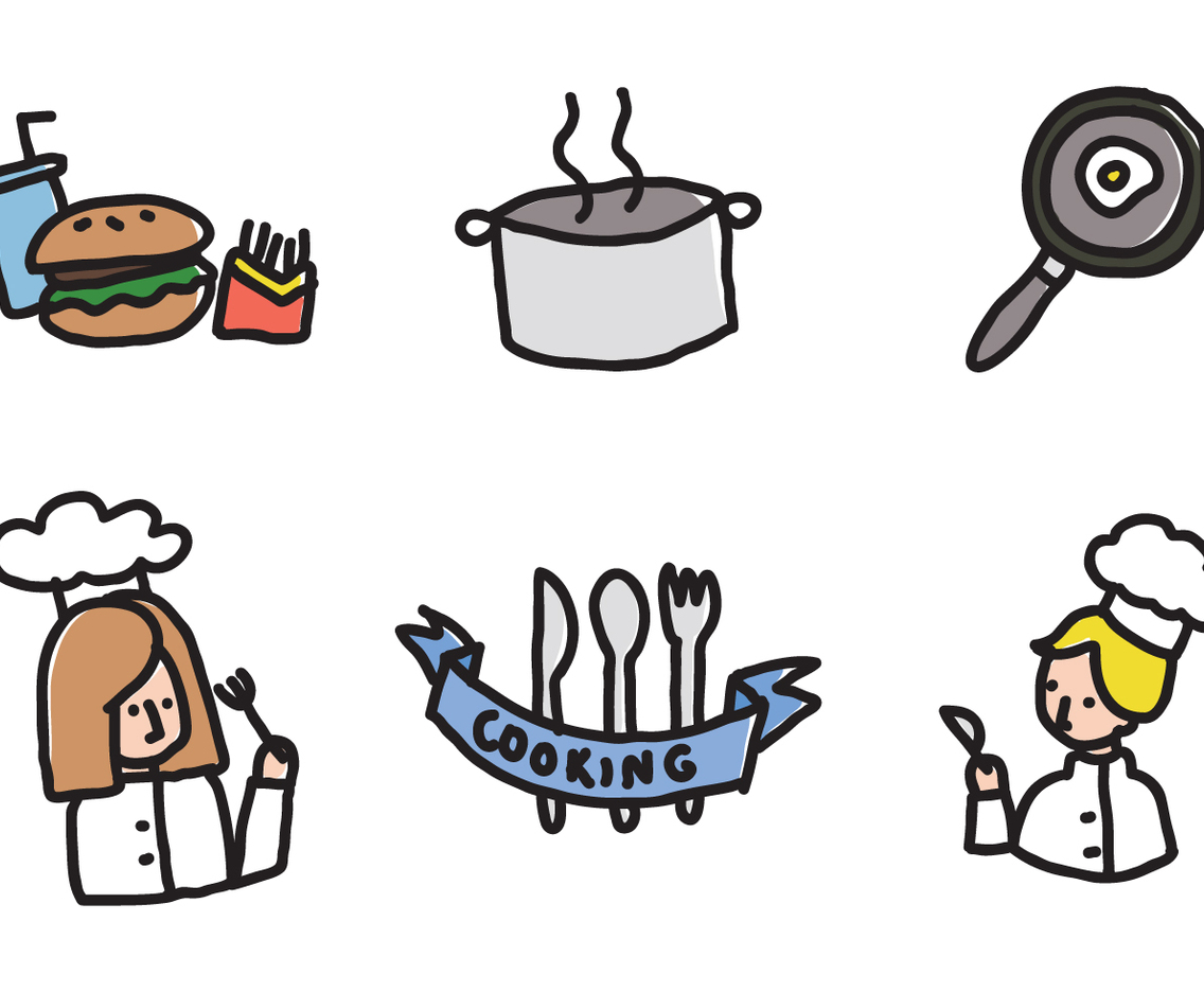 Kids Cooking Icons