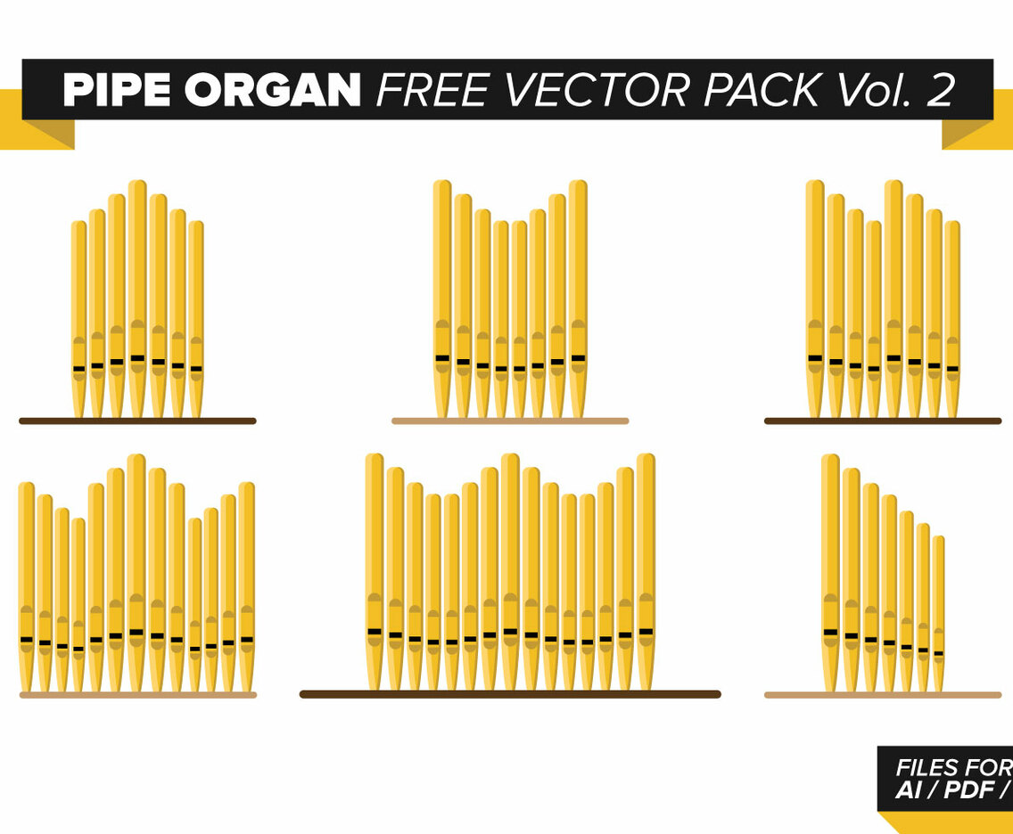 Pipe Organ Free Vector Pack Vol. 2