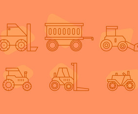 Free Tractor Tire Vector 3