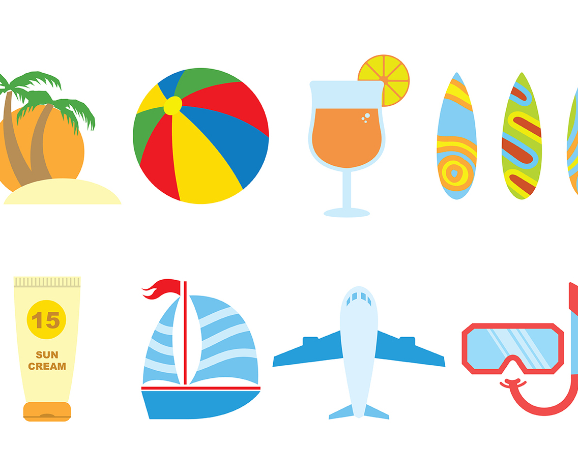 Beach Icon Vector 3