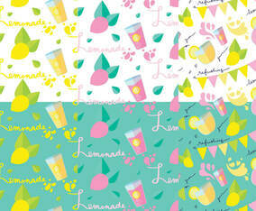 Lemonade Stand Pattern Set