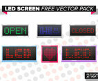Led Screen Free Vector Pack