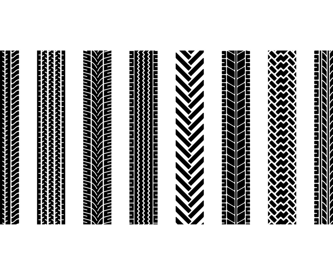 TIRE MARKS VECTOR