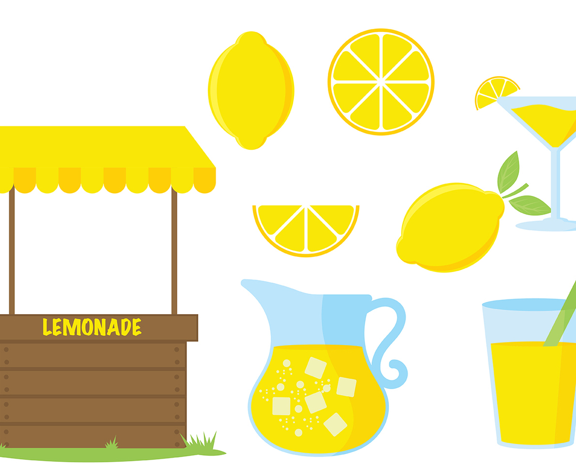 Lemonade Stand Vector Icon