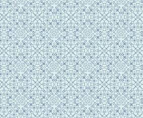 Geometric Floral Motif Pattern