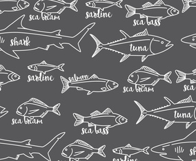 Fishes with Names Pattern