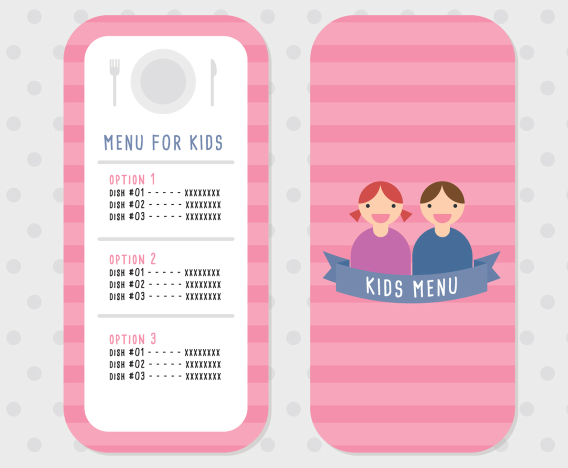 Menu for Kids