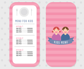 Menu for Kids