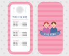 Menu for Kids