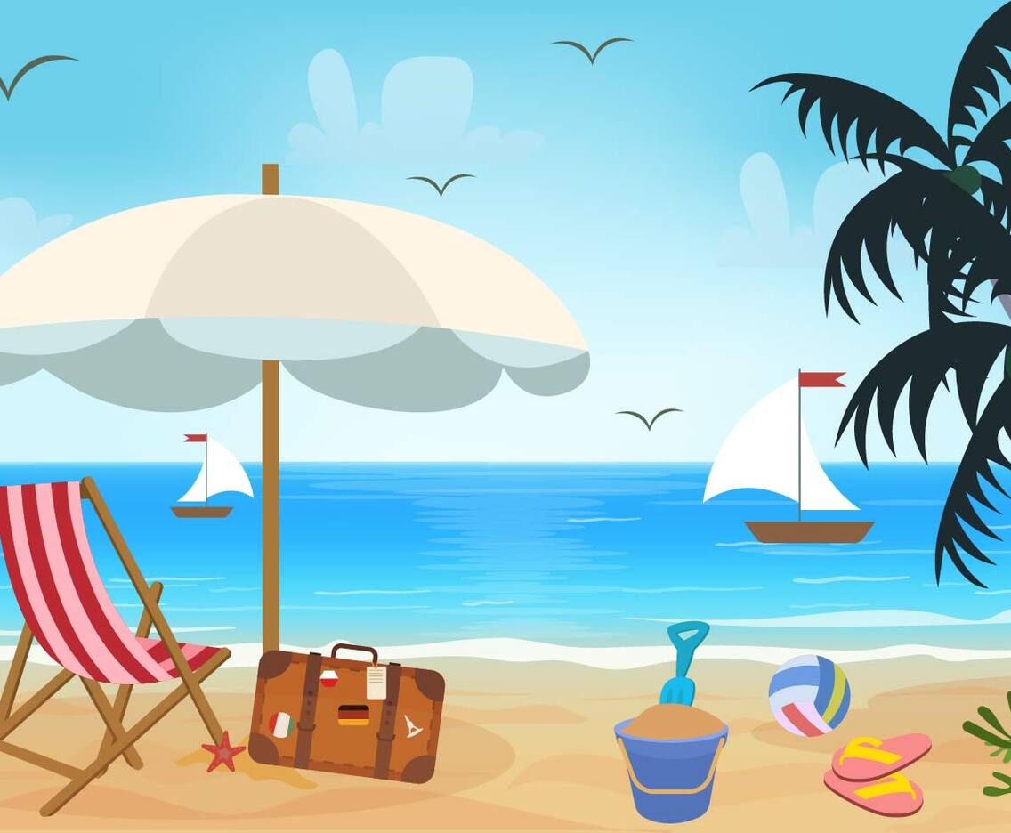 Beach Theme Vector