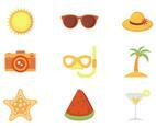 Free Beach Theme Vector