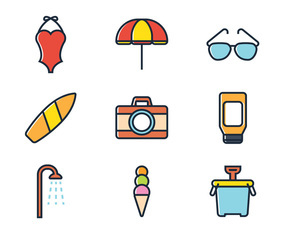Beach Line Icon