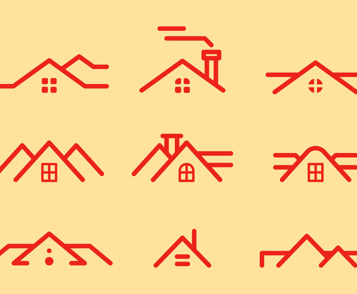 Free Rooftops Vector 1