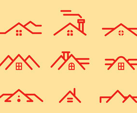 Free Rooftops Vector 1