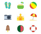 Beach Flat Icon