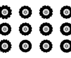 Tractor Tire Vector