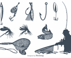 Vector Fishing Equipment