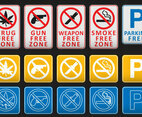Free Zone Signs