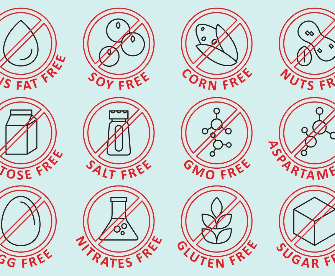 Food Info Line Signs