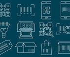 Barcode Line Icons