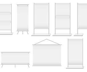 Kakemono Banner Vectors