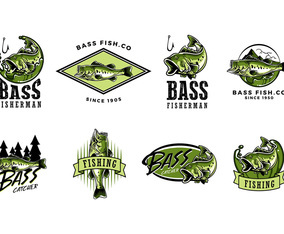 LARGEMOUTH BASS VECTOR