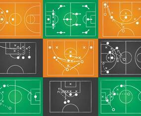 Sport Playbook Vector Set