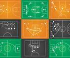 Sport Playbook Vector Set