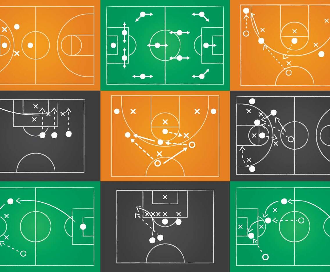 Sport Playbook Vector Set