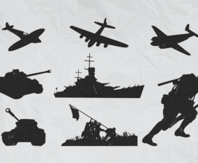 World War 2 Plane Vectors