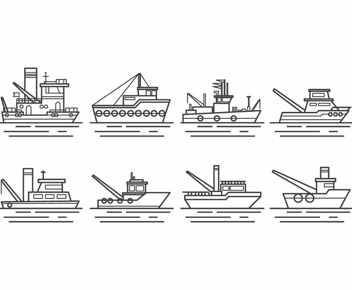 Free Tugboat Vector