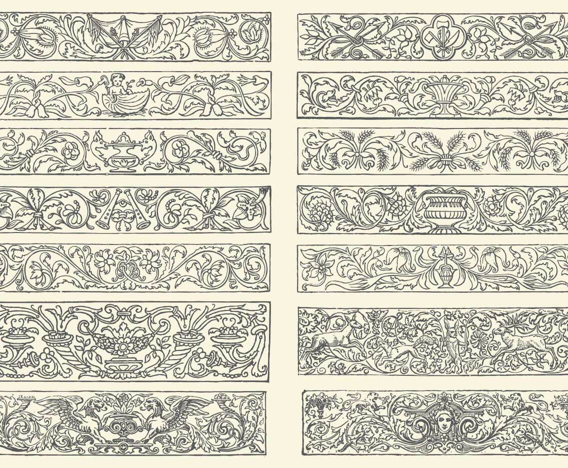 Flourish Banner Vectors