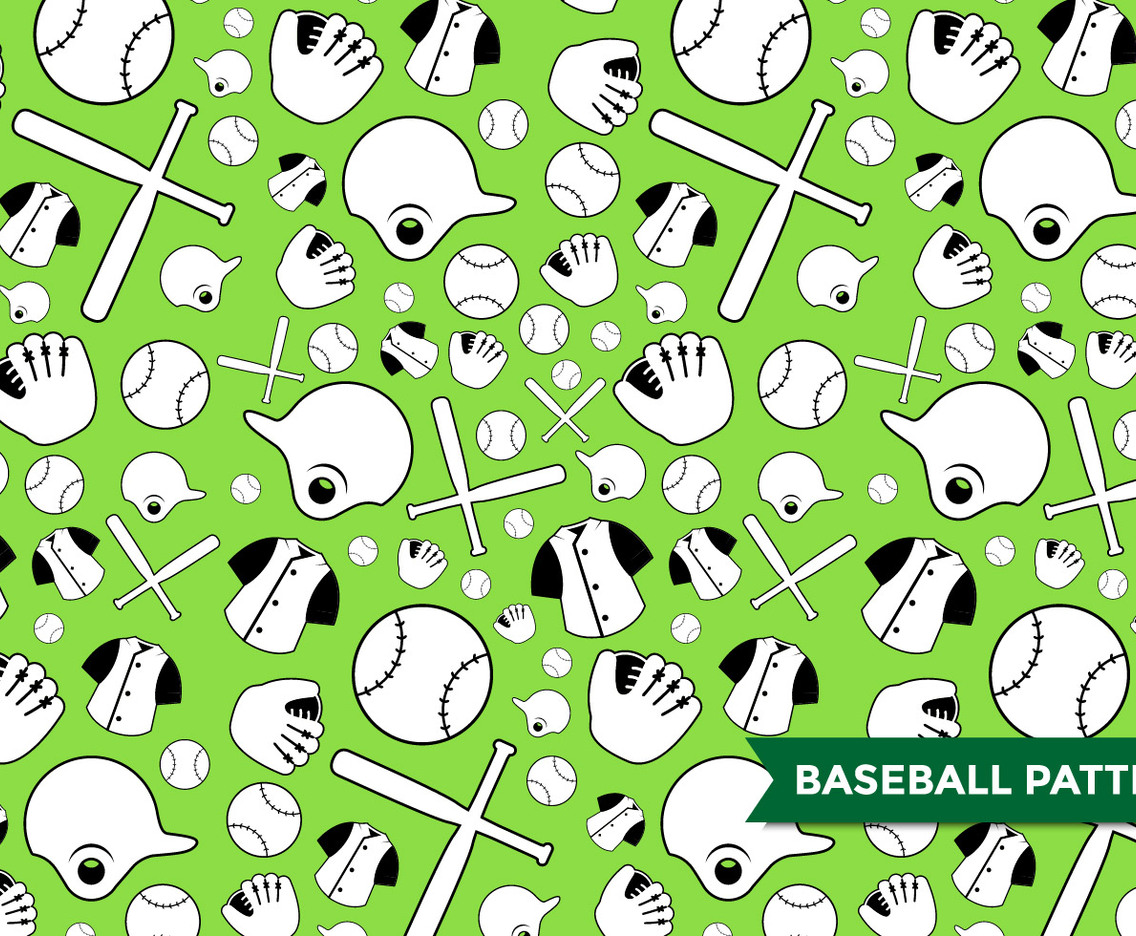 Baseball Pattern Vector