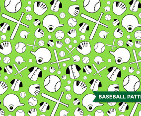 Baseball Pattern Vector