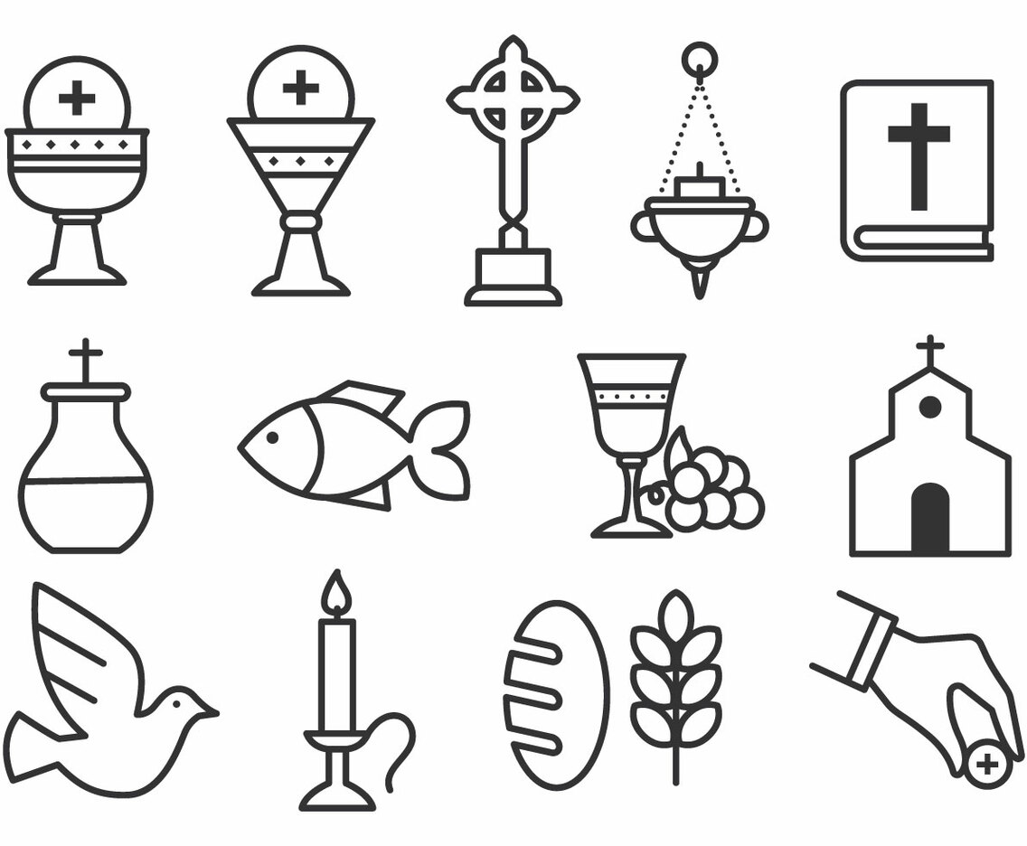 Free Sacraments Icon Set