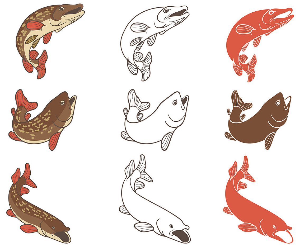 Free Pike Icons Vector