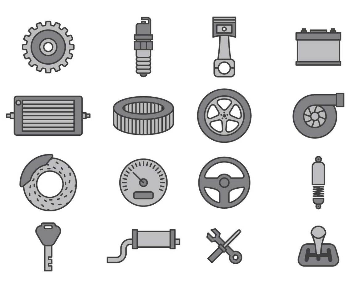 Car Mechanic Icon Sets