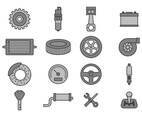 Car Mechanic Icon Sets