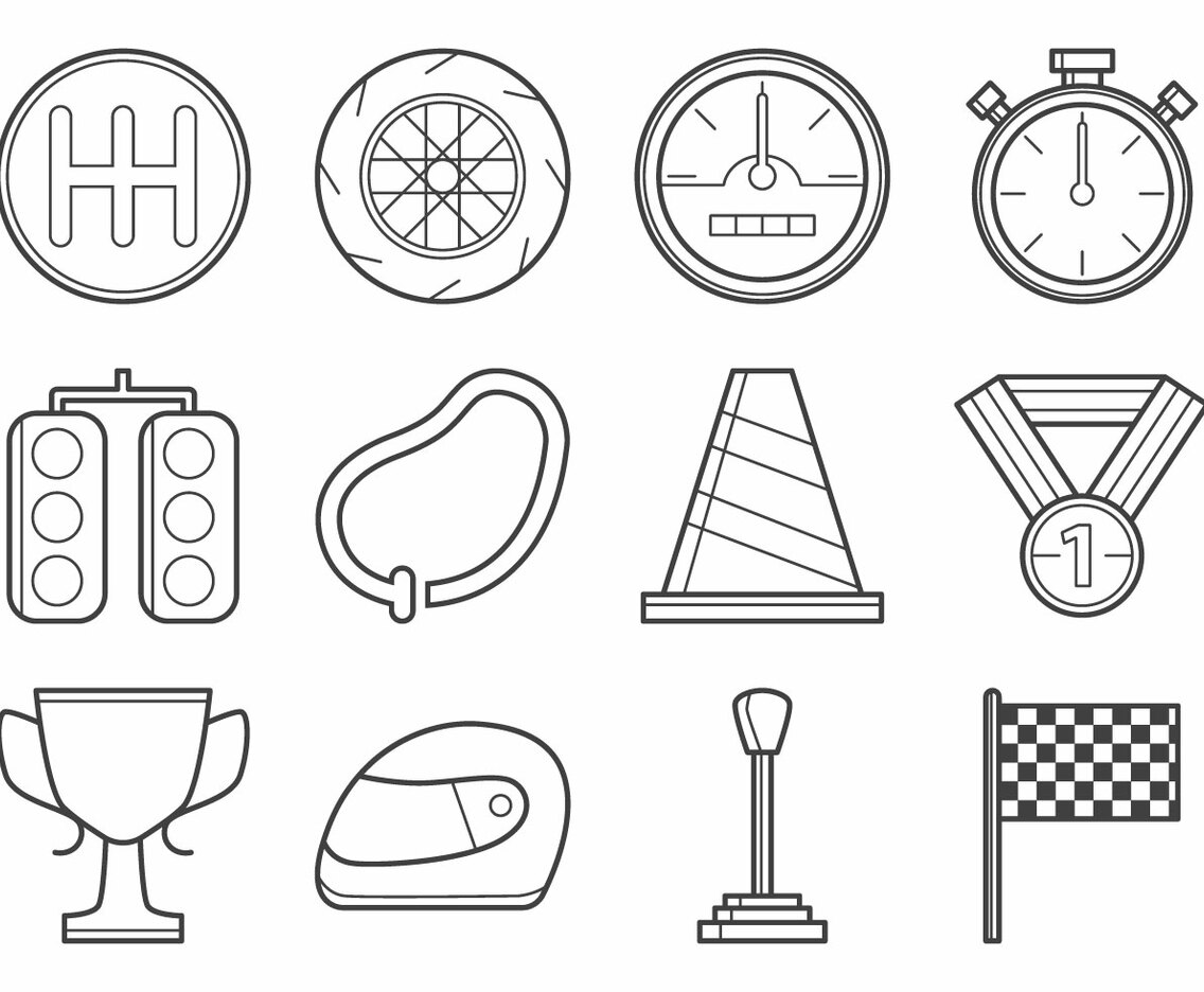 Free Racing Icon Vector