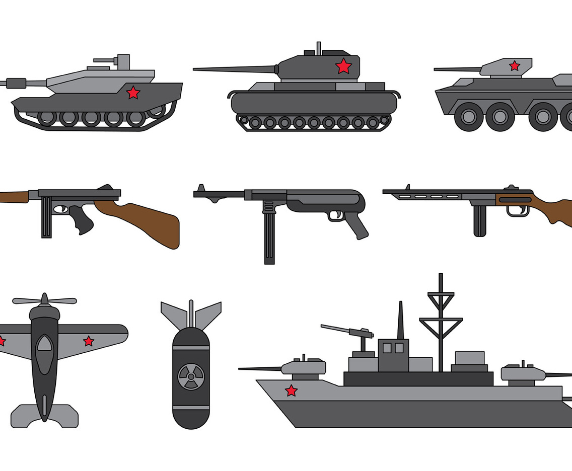Set Of World War 2 Vector